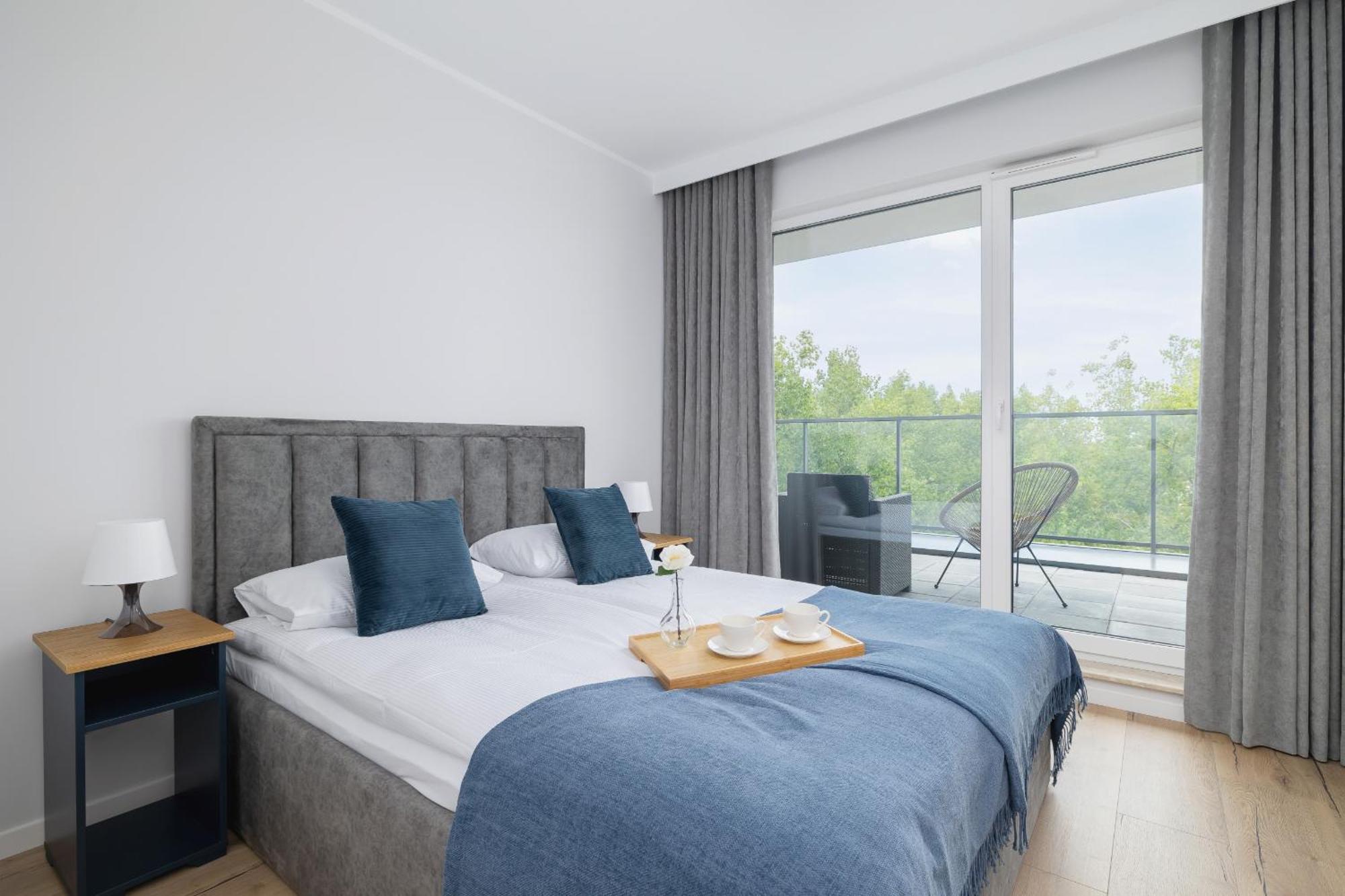 Stylowy Apartament Z Dwiema Sypialniami Balkonem I Parkingiem By Noclegi Renters Katowice Exteriör bild